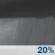 Tonight: A slight chance of rain showers before 1am. Mostly cloudy, with a low around 73. Northeast wind 0 to 5 mph. Chance of precipitation is 20%. Tonight: Slight Chance Rain Showers