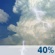 This Afternoon: A chance of showers and thunderstorms. Mostly cloudy, with a high near 94. Heat index values as high as 105. Southeast wind around 10 mph. Chance of precipitation is 40%. New rainfall amounts less than a tenth of an inch possible. This Afternoon: Chance Showers And Thunderstorms