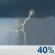 This Afternoon: A chance of showers and thunderstorms. Mostly cloudy. High near 87, with temperatures falling to around 82 in the afternoon. Northeast wind 5 to 10 mph. Chance of precipitation is 40%. New rainfall amounts less than a tenth of an inch possible. This Afternoon: Chance Showers And Thunderstorms